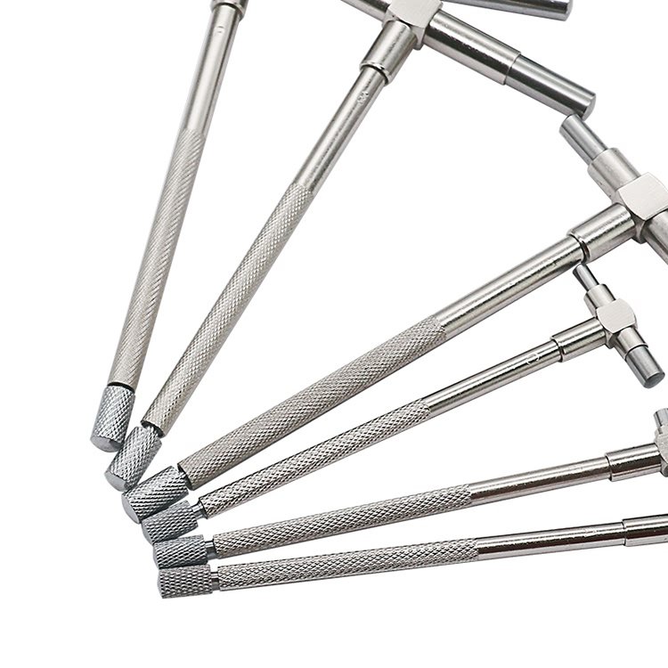 6 Pc Range 5/16" - 6" 8-150mm Telescoping Gage Set T-Bore Hole Gauges High Precision Telescopic Bore Gauge