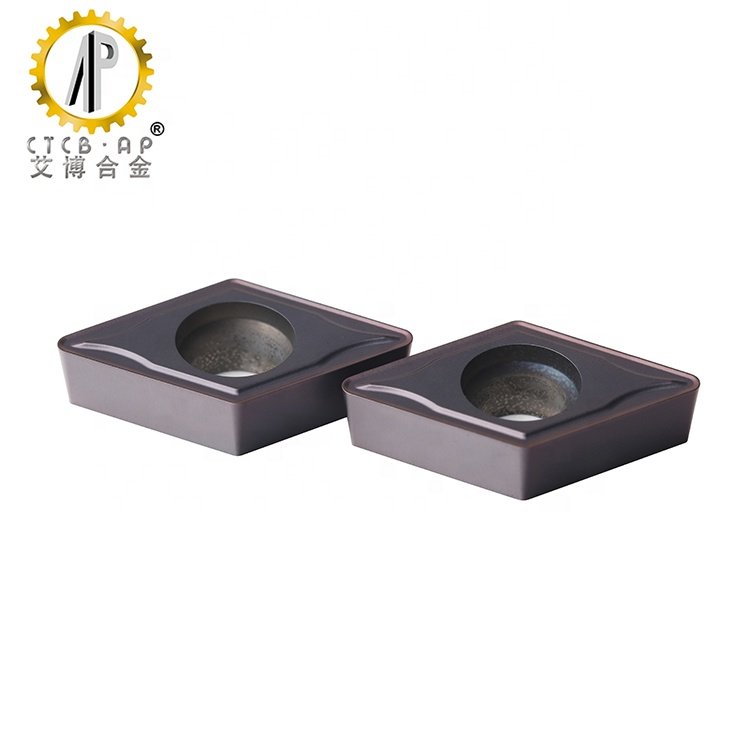 Apple Carbide Tungsten Carbide Cutting Tool DCMT070204 Cutting Tools Manufacturer