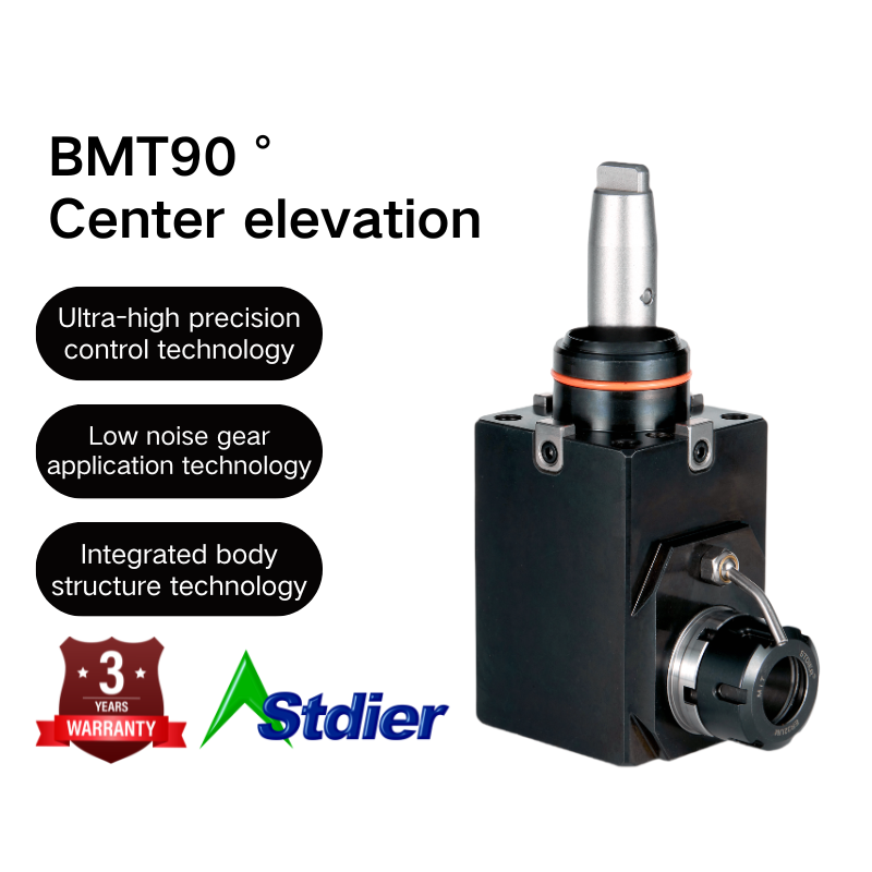 Stdier BMT45/55 Center elevation Live Tool Holder 90 Degree Driven Gear Tool for Milling Turning New Condition with Core Collet
