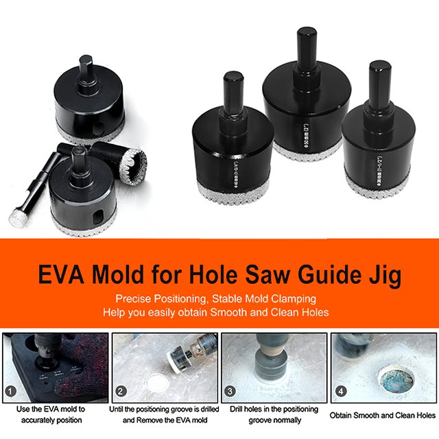 Customizable vacuum drilling hole brazed drilling bits hole opener tools