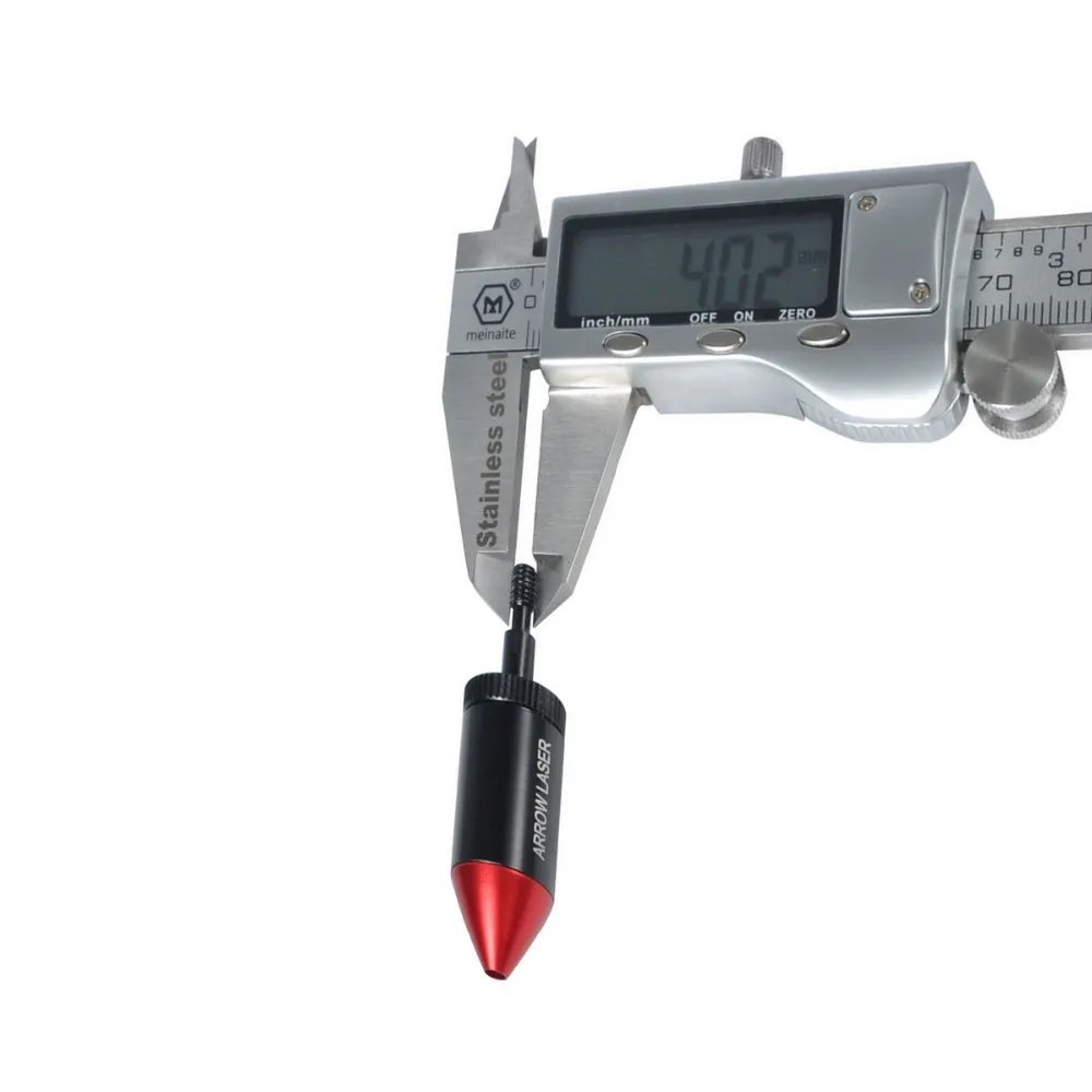 Red Laser Bore Sight Collimator for Archery Arrow, Red Dot Laser Sight Arrow Shape Target Tool for Hunting Compoundbow Crossbow