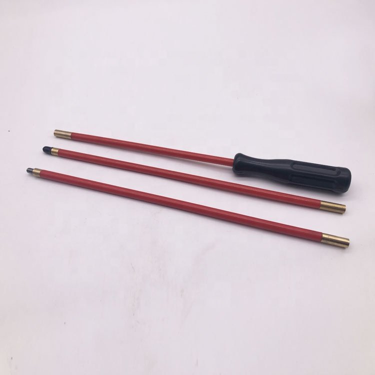 No.1021D PVC Coated Steel Rod 20 Gauge Gun Cleaner in Transparent Plastic Case with Hanger