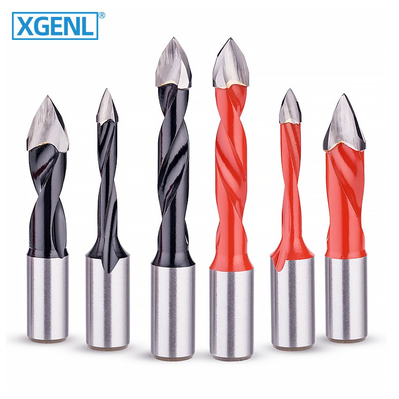 5mm 6mm 7mm 8mm 9mm 10mmCustom tungsten carbide tipped through hole drill bit for cnc wood drilling
