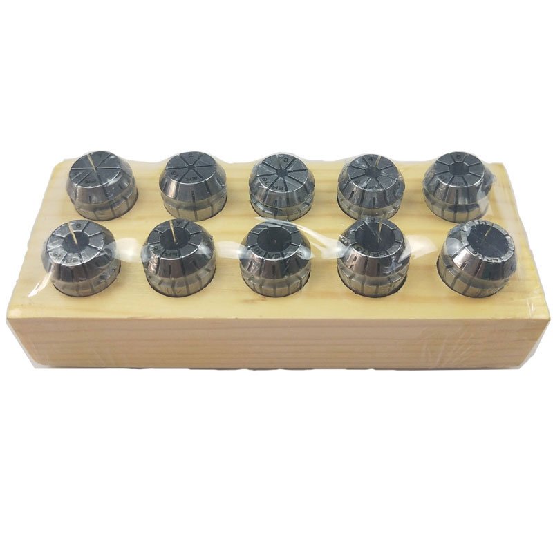 High precision DIN6499B er collet set ER32 18PCS Plastic box collet chuck set