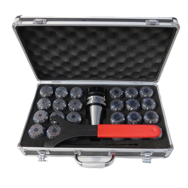 High precision DIN6499B er collet set ER32 18PCS Plastic box collet chuck set