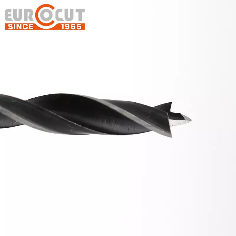 EUROCUT Hardware Worker Tools Brad Point Wood Drill Bit Three Sharp Tips Wood Drill Bit Broca