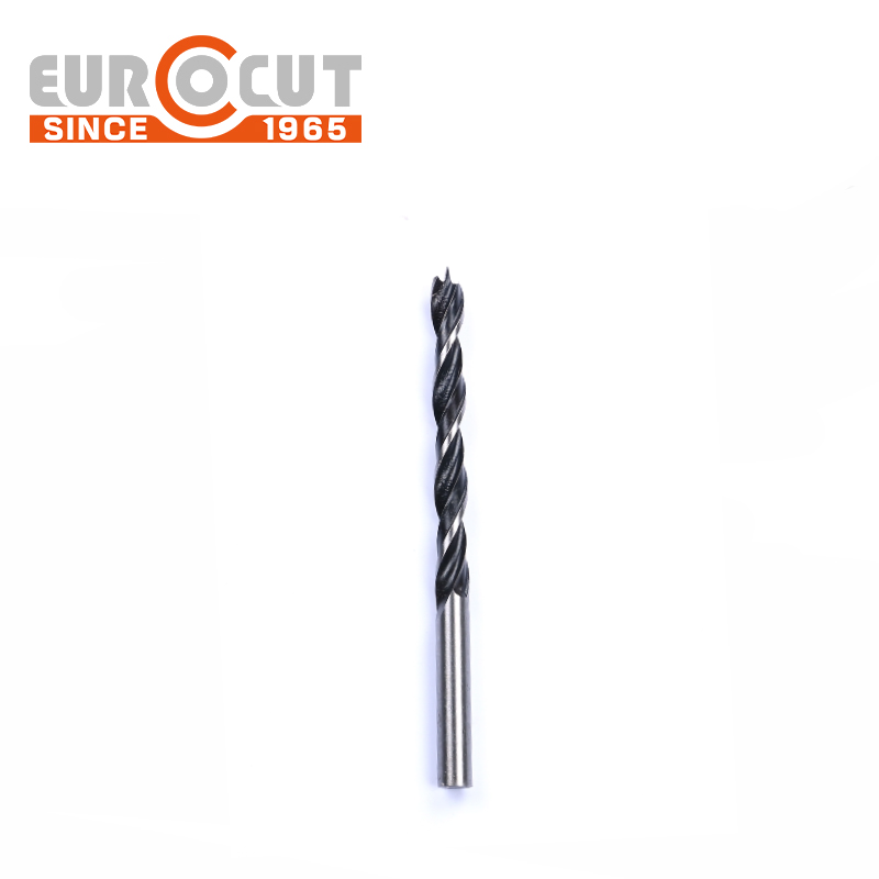 EUROCUT Hardware Worker Tools Brad Point Wood Drill Bit Three Sharp Tips Wood Drill Bit Broca