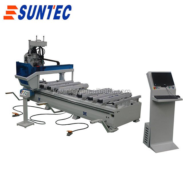 solid wood door cabinet table funiture making PTP working table ITALY spindle boring center 9V6H1s cnc machine center