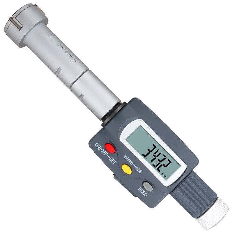 Electronic Digital 3 Point Inside Micrometer Precision and Accurate Inside Measuring Instruments for Inner Hole Bore Diameter