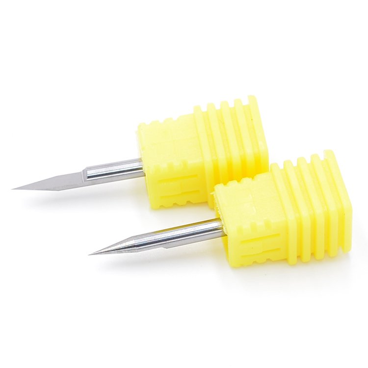 PCB CNC Router Bit 3.175mm 4mm 6mm V-Shape Engraving Cutter Solid Carbide End Mills for Aluminum Metal Wood Carving Endmill Tool