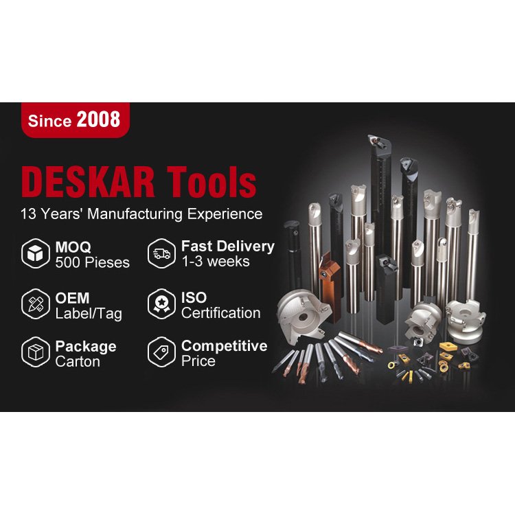 DESKAR DCGT11T304-AL K10 Aluminum and Copper Carbide Inserts Lathe Tools Cutter CNC Turning Tool