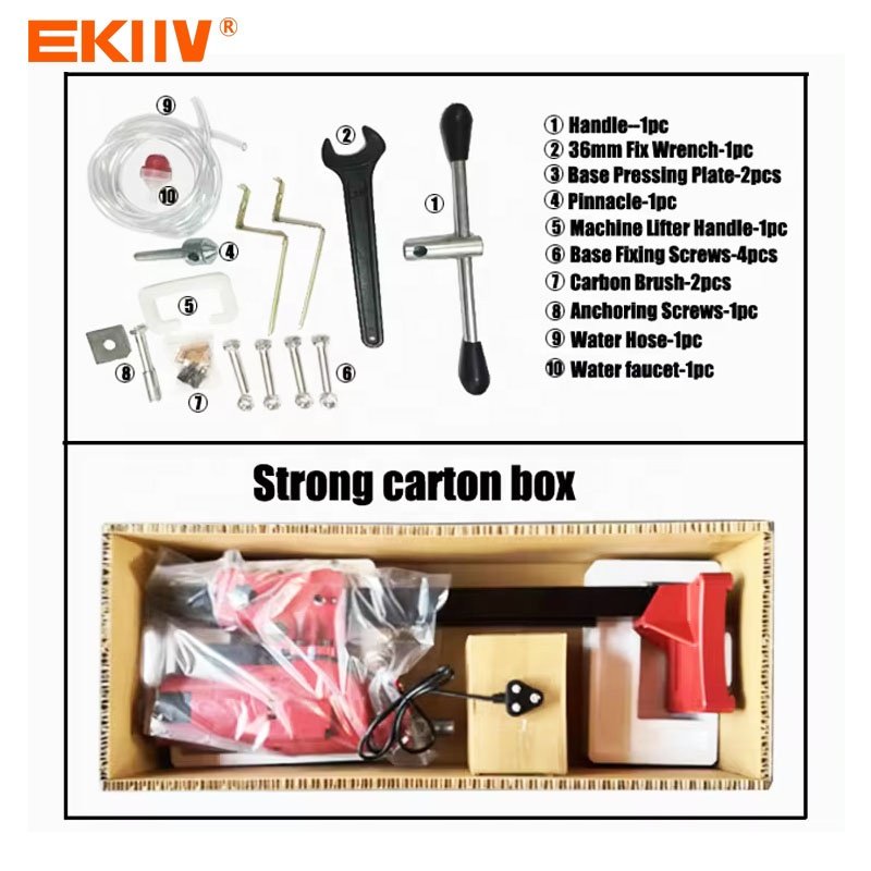 EKIIV 110V 4850W 300mm construction heavy duty best price factory angle base concrete core bore hole diamond drilling machines