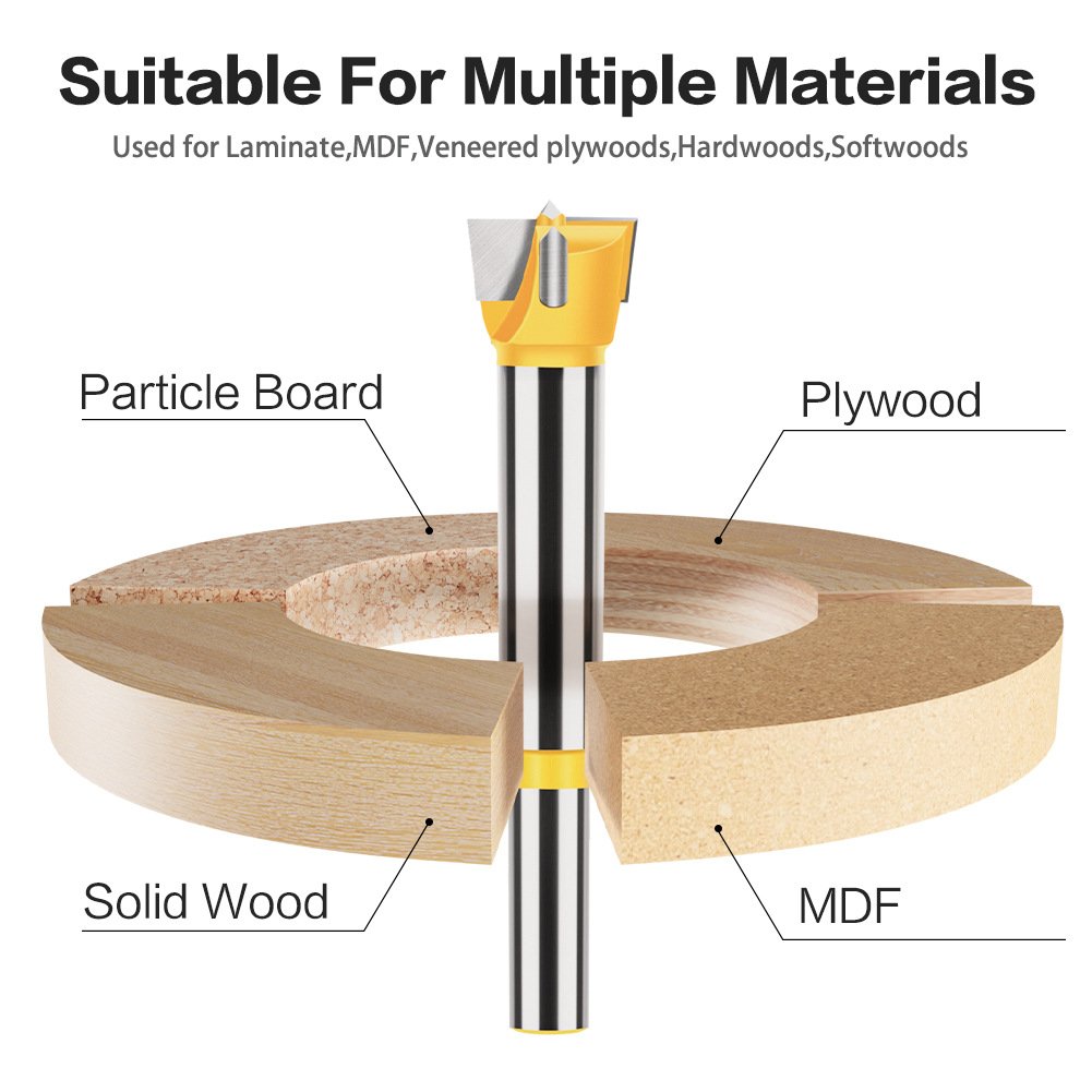 Hinge Boring Bits Drilling Cutting Tool Router Forstner Drill Bit Set for Wood Hole Cutting