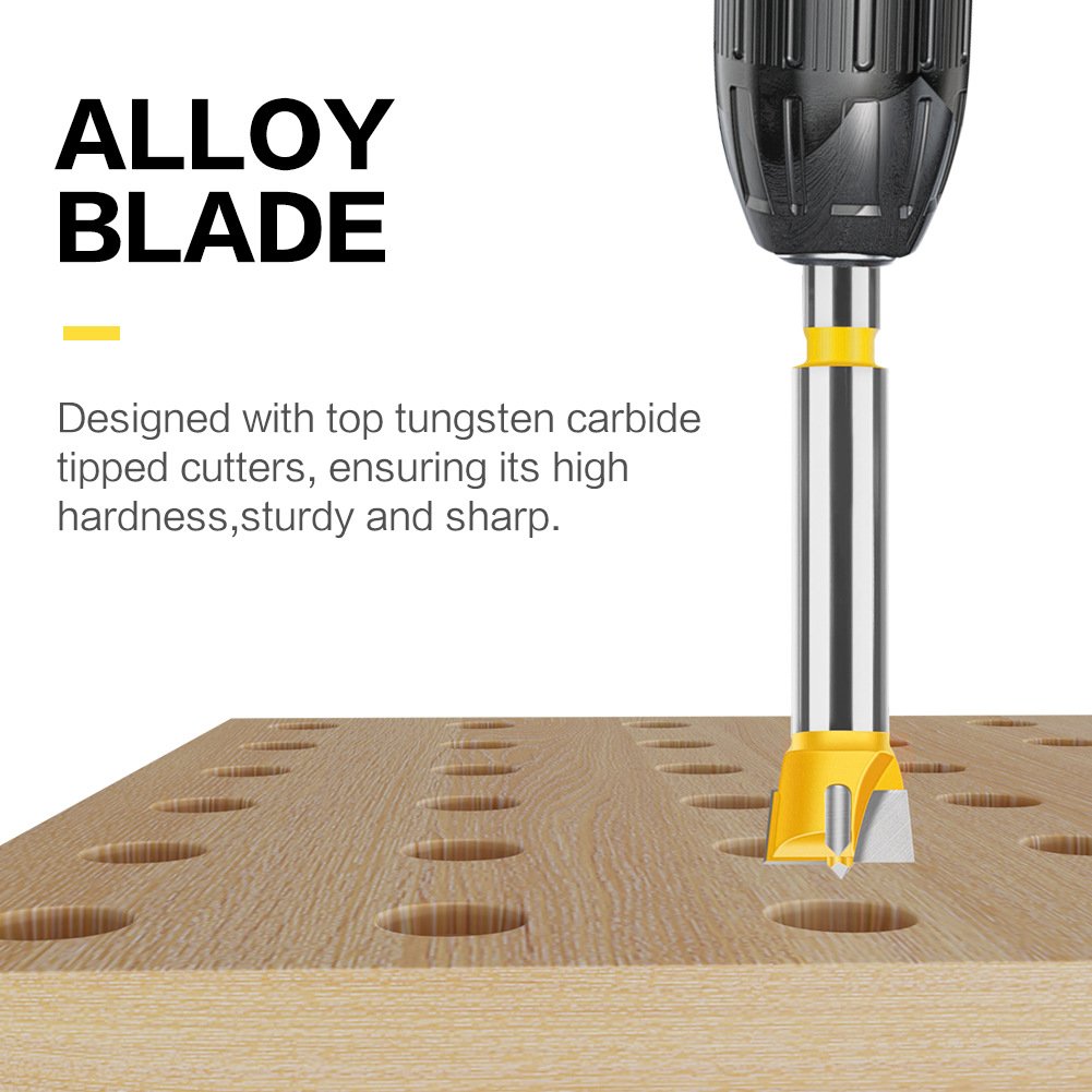 Hinge Boring Bits Drilling Cutting Tool Router Forstner Drill Bit Set for Wood Hole Cutting