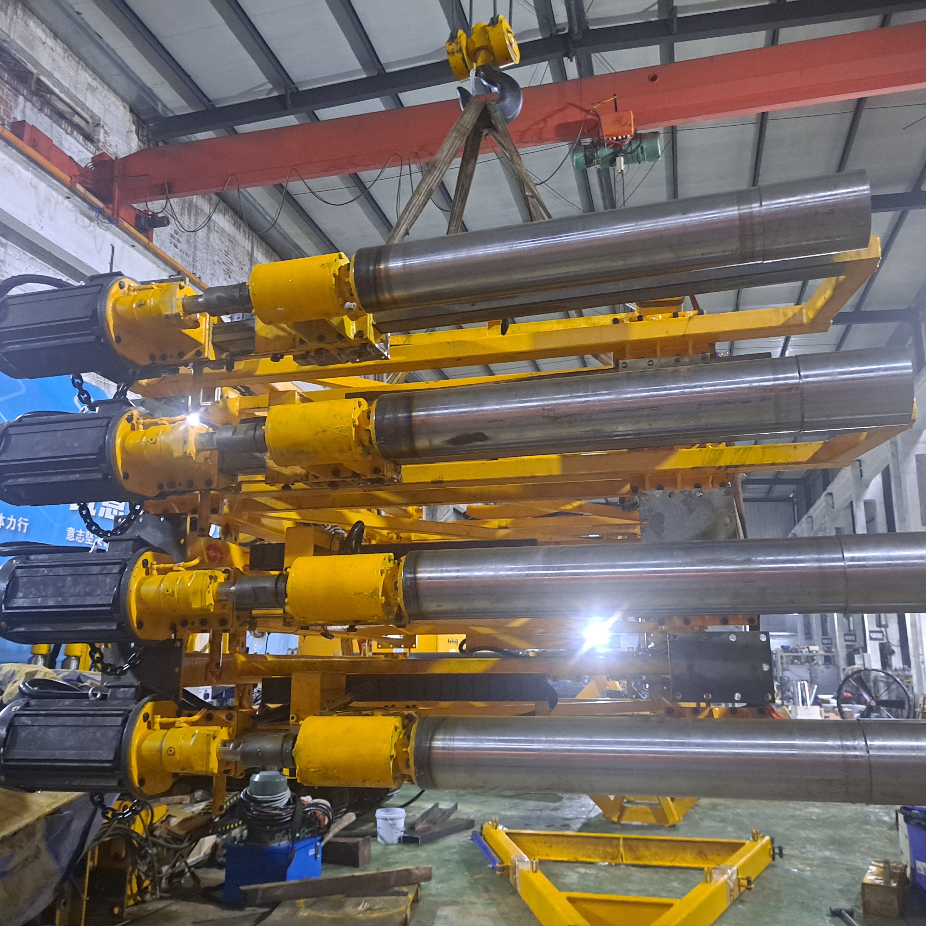 High Efficiency Four-bit Core Drilling Rig New Mining Equipment with Pump Motor and Gear for Rock Roadway Excavation in Mines