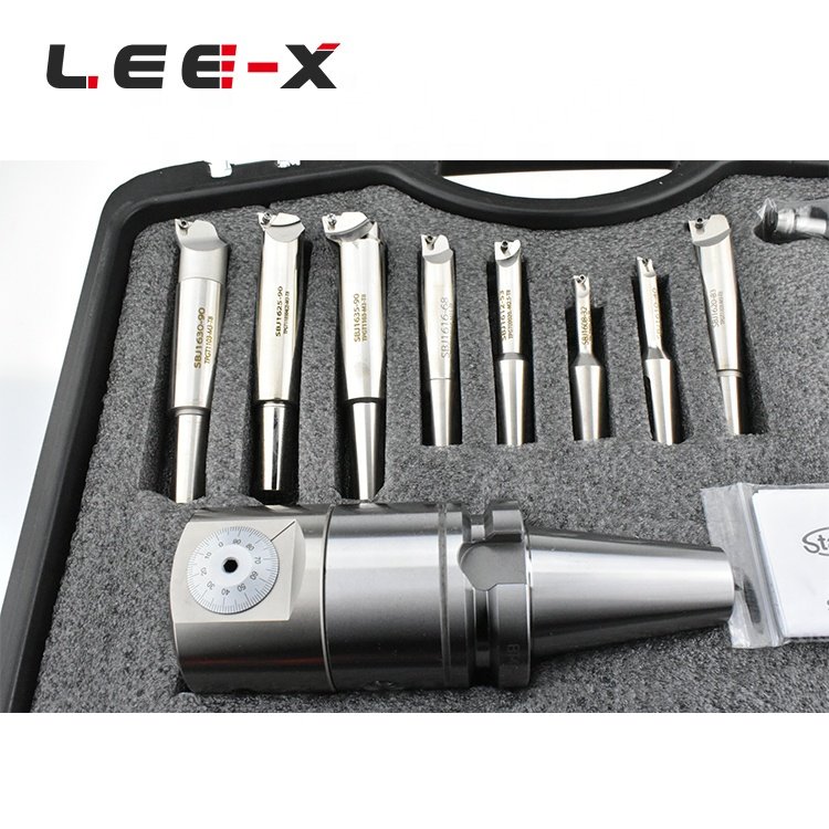 LEE-X NBJ16 fine boring tool set BT30 Adjustable High Precision Boring Head Boring tool holder For Small bore precision boring