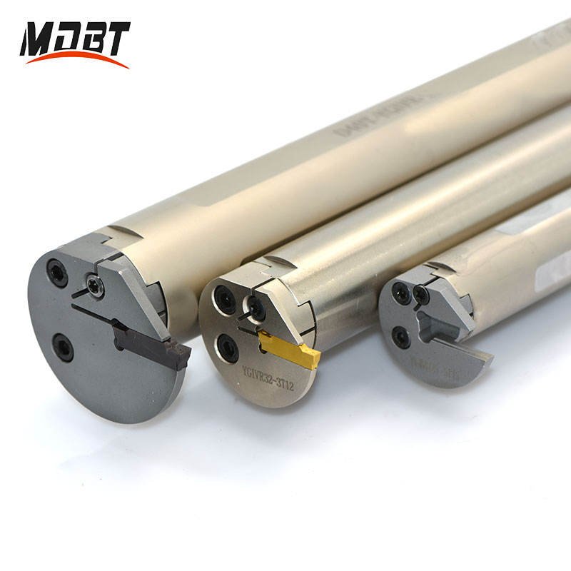 TTIR YGIVR20 25 32 40 50 60 Grooving Turning Tool Holder Interchangeable Head Internal Turning Holder CNC Lathe Cutting Bar