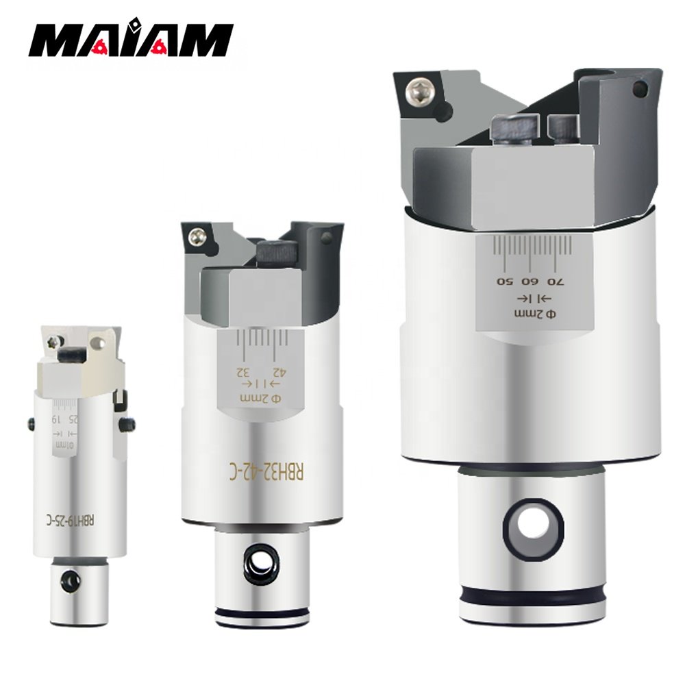 RBH TCT Rough Boring Head Fine Adjustment Double Edge Boring tool System 19-610mm For LBK 1 2 3 4 5 6 Tool Holder CCMT Insert