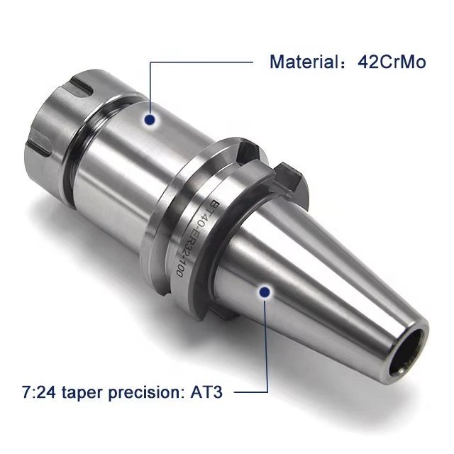 Shengda Hot Sale G2.5/25000RPM BT40 tool Holder Set BT40 ER32 Collet Chuck Set 3mm-20mm For CNC Milling And Drilling Machine
