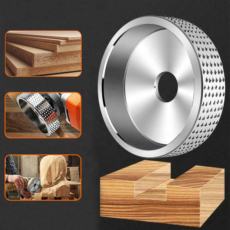 75mm Golden Silver Black Steel Wood Grinding Wheel 16mm Bore Diameter Carving Rotary Tool Abrasive Disc for Angle Grinder