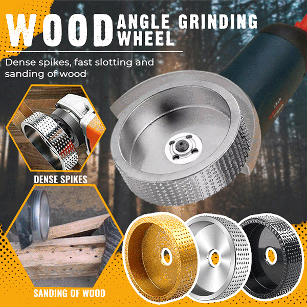 75mm Golden Silver Black Steel Wood Grinding Wheel 16mm Bore Diameter Carving Rotary Tool Abrasive Disc for Angle Grinder