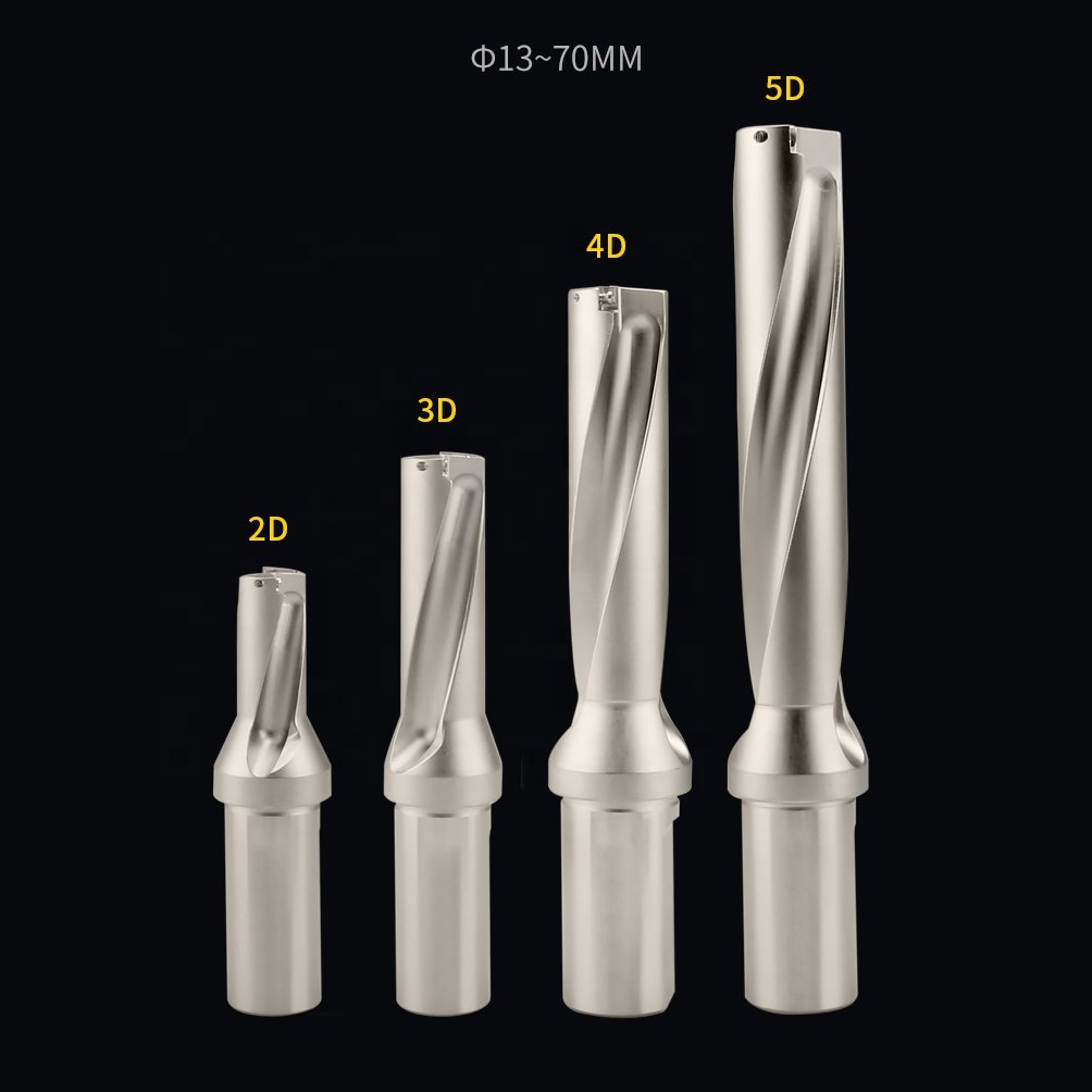 Milling tool U Drill Indexable High Speed 2D/3D/4D/5D Carbide Milling Drill Bit With WCMT WCMX SPMG Inserts