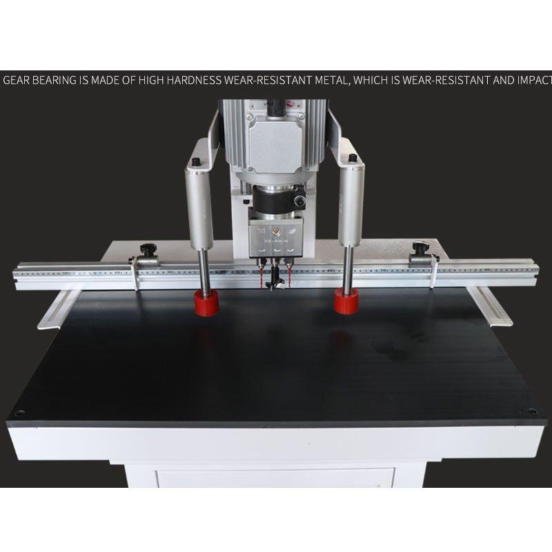 Woodworking industrial 1 head 3 spindles vertical panel board hinge hole drilling boring machine driller hole making drill tool