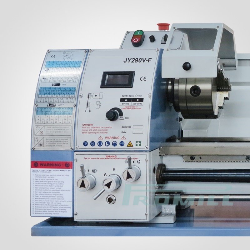 High Precision Bench Lathe Machine JY290VF Turning Lathe Machine Horizontal metal machine lathe Customization