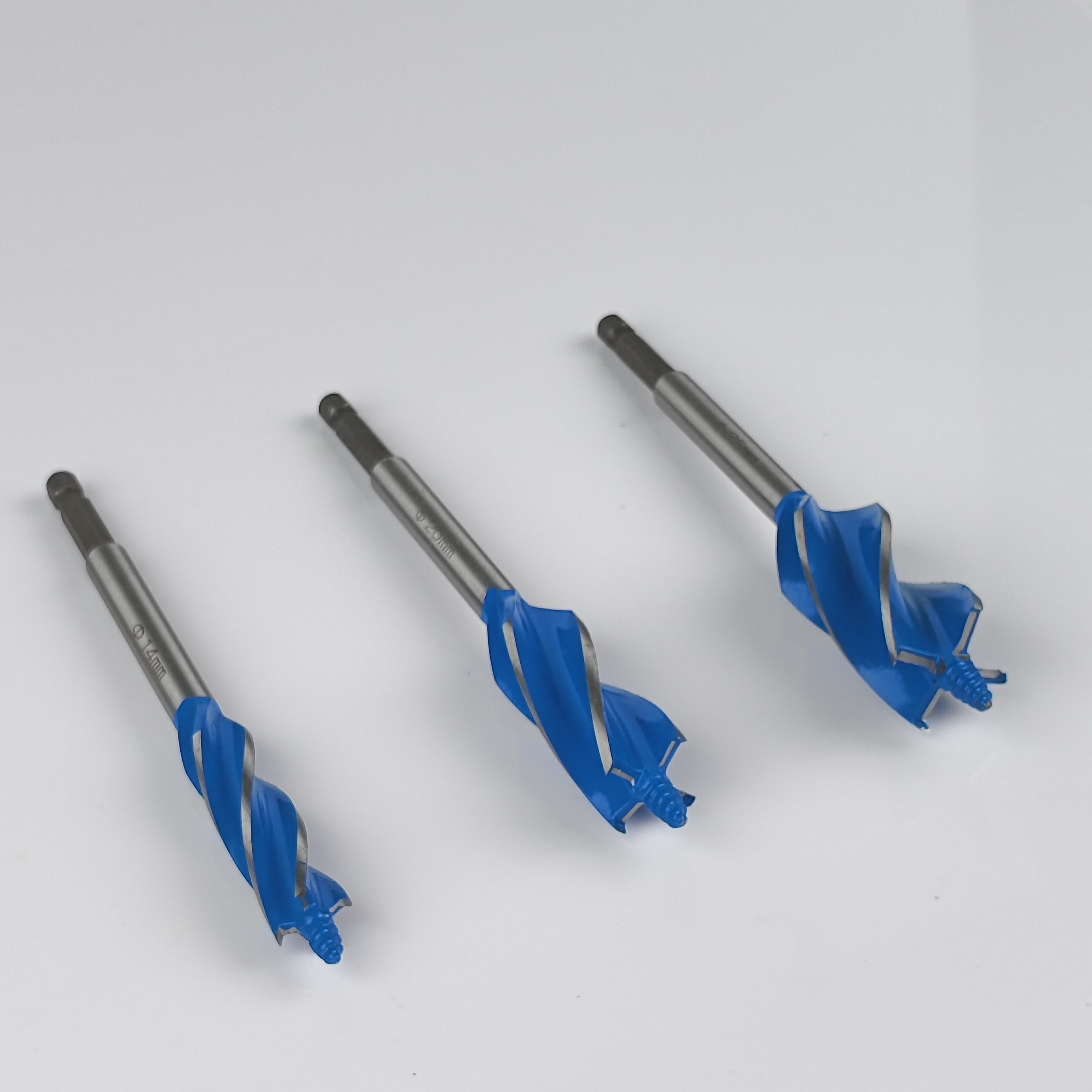 6-40mm Quick Change Fast Boring Core Four Flute Wood Auger Drill Bits for Woodworking suit