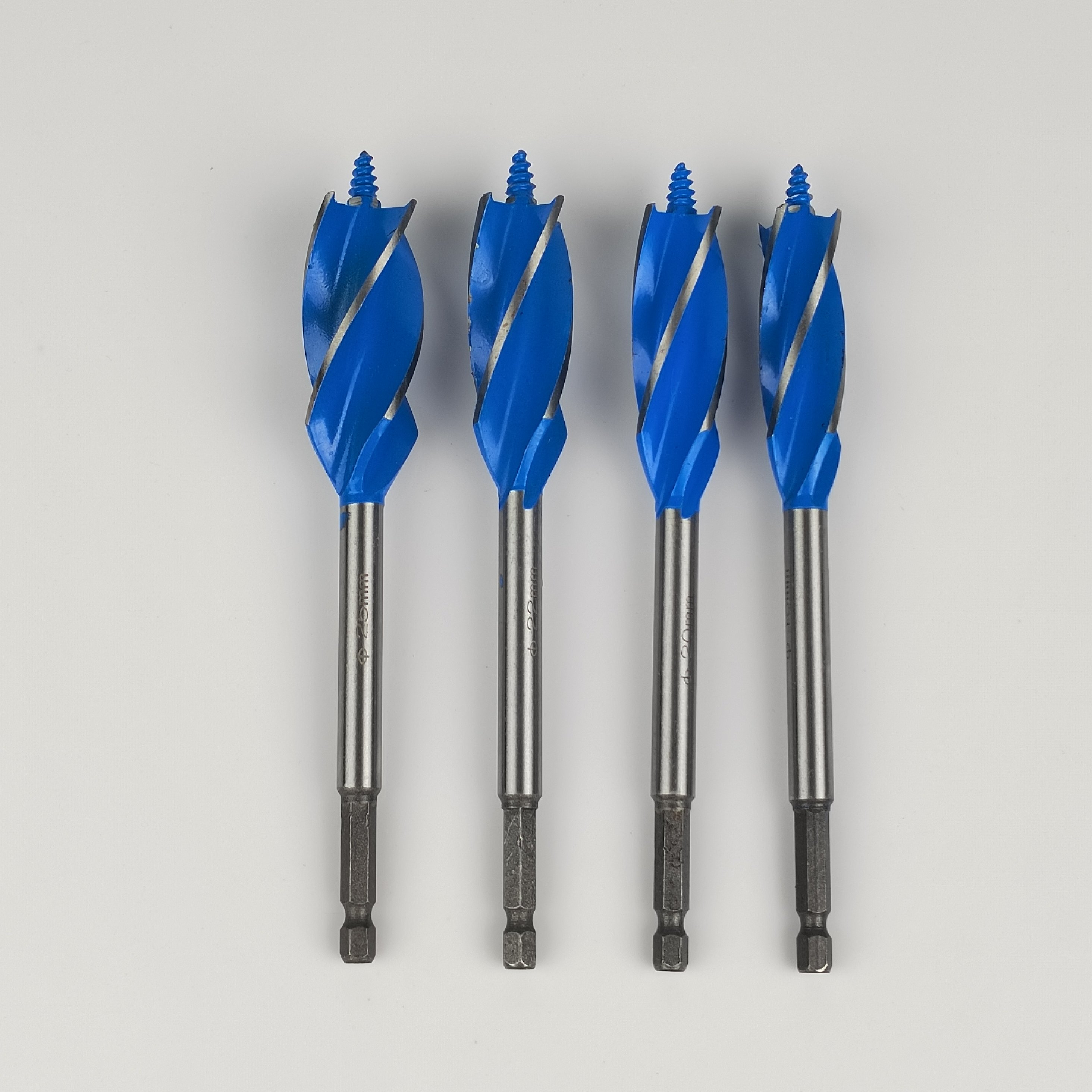 6-40mm Quick Change Fast Boring Core Four Flute Wood Auger Drill Bits for Woodworking suit