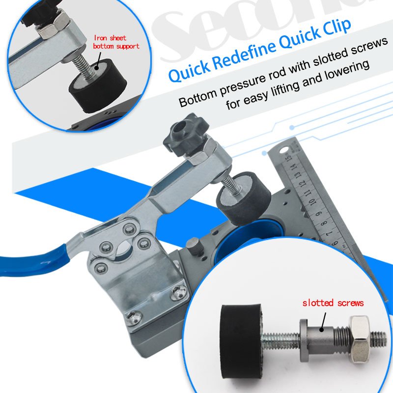 35mm Hinge Boring Jig Kit Woodworking Tools- Aluminum Alloy Hinge Hole Opener Template Puncher Locator Hardware and Diy Tools