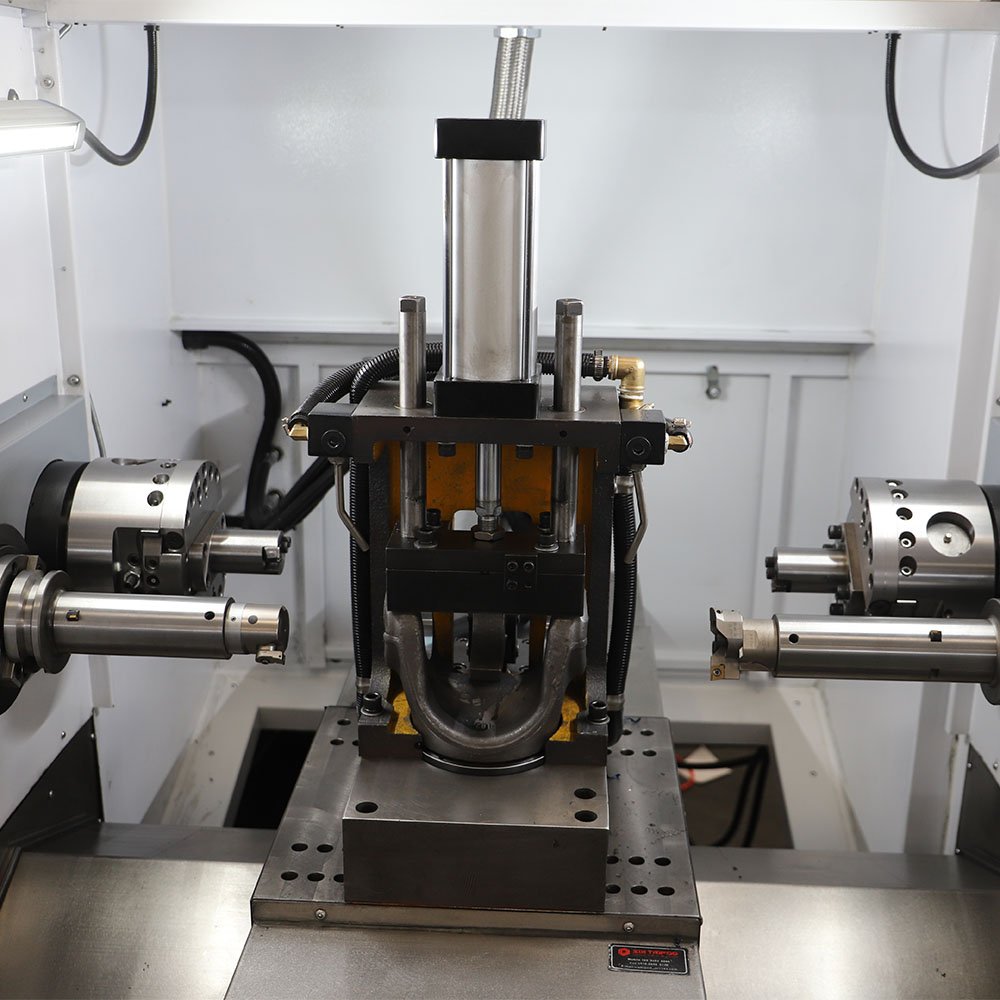 CNC Double-Sided Axle Join Boring Drill Machine New Condition with Motor for Deep Hole Rough & Fine Boring Card Slot Machining