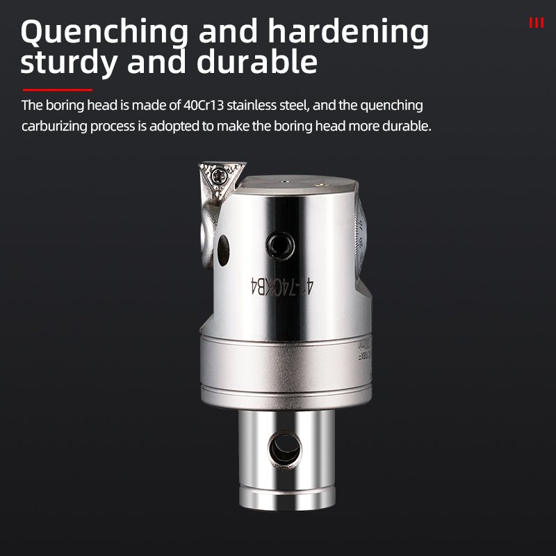 Fine Boring Tool Trimmer Adjustable Deep Hole Boring Tool CNC Boring Tool Boring Bar Machining Center Boring Head