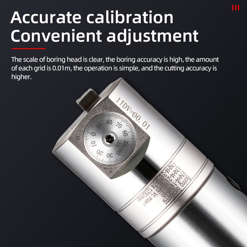 Fine Boring Tool Trimmer Adjustable Deep Hole Boring Tool CNC Boring Tool Boring Bar Machining Center Boring Head
