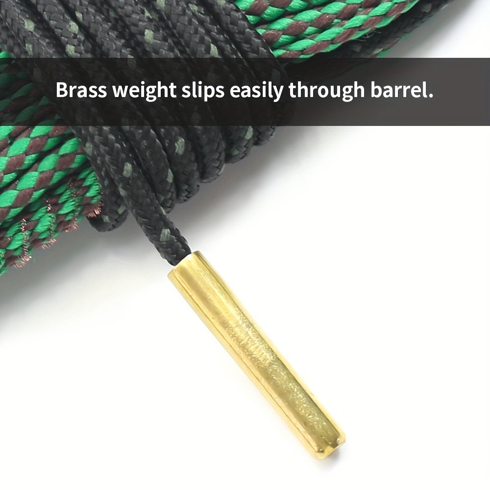 Barrel Snake fit 9mm 5.56mm .223 Caliber Reusable Bore Brush Rope Gun Cleaning Kit