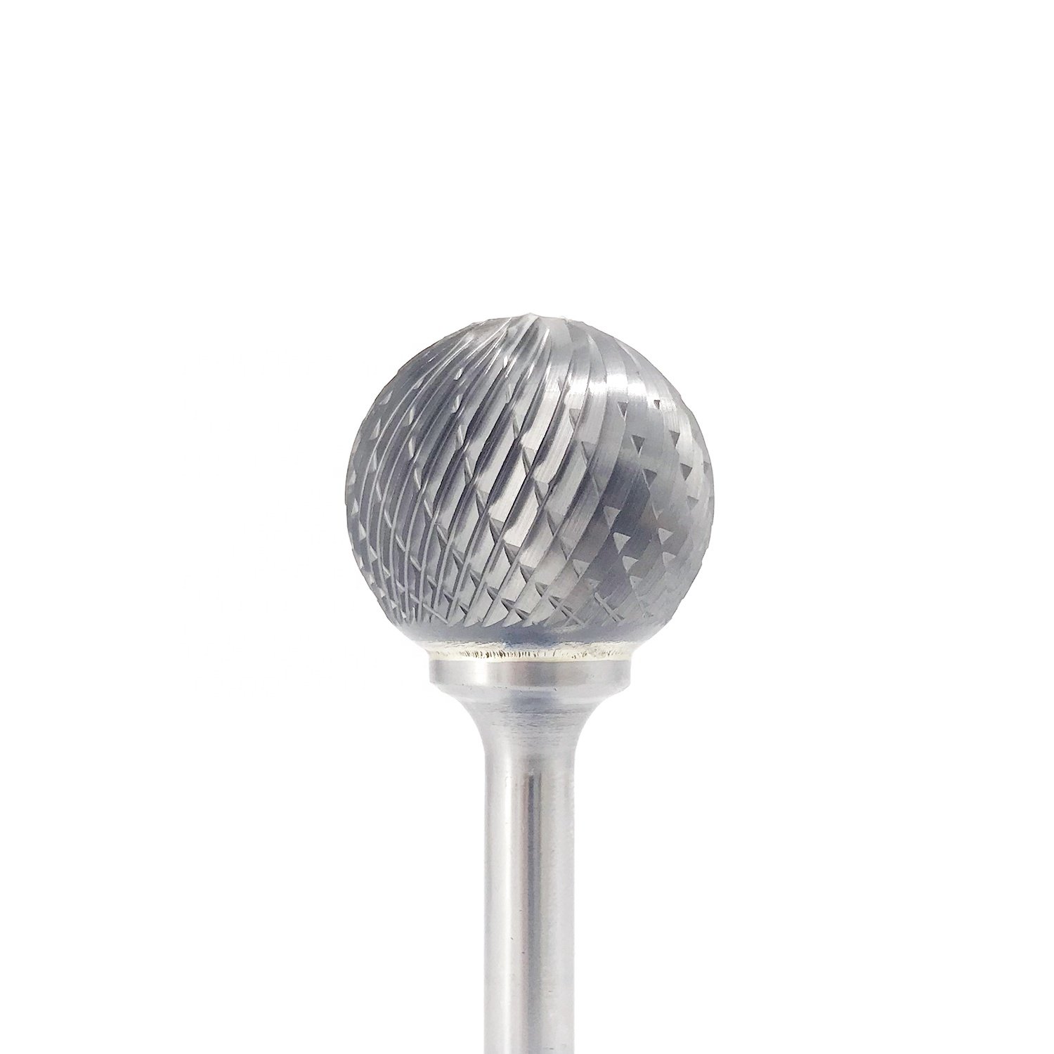 High quality sd-9 D2521 big head ball tungsten carbide grinding bur for contouring bore deburring