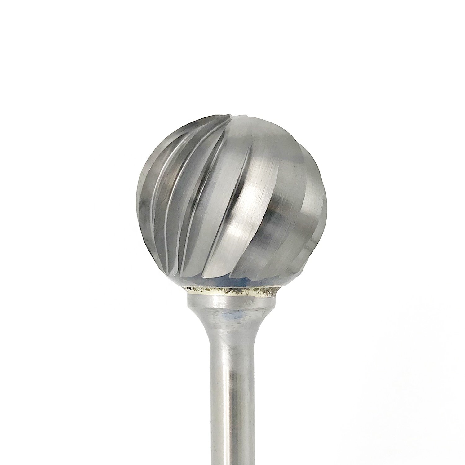 High quality sd-9 D2521 big head ball tungsten carbide grinding bur for contouring bore deburring