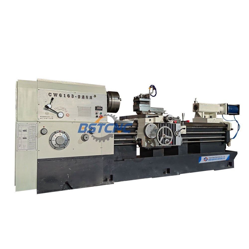 CW6163 CW Series Universal Duty Big Bore Horizontal Heavy CNC Lathe Machine For Sale