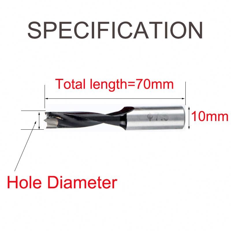 Factory Price 5-10mm Diameter Woodworking Drilling Tools Hole Saw Through-Hole Forstner Dowel Drill Boring Bit For Wood Router