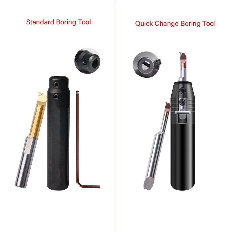Internal Profiling Bore Tool Set CNC Small Boring Cutter Lathe Turning Tool Tungsten Carbide Micro MQR Boring Bar
