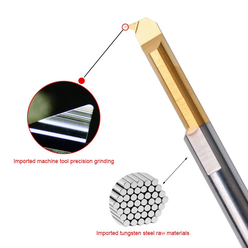 Internal Profiling Bore Tool Set CNC Small Boring Cutter Lathe Turning Tool Tungsten Carbide Micro MQR Boring Bar