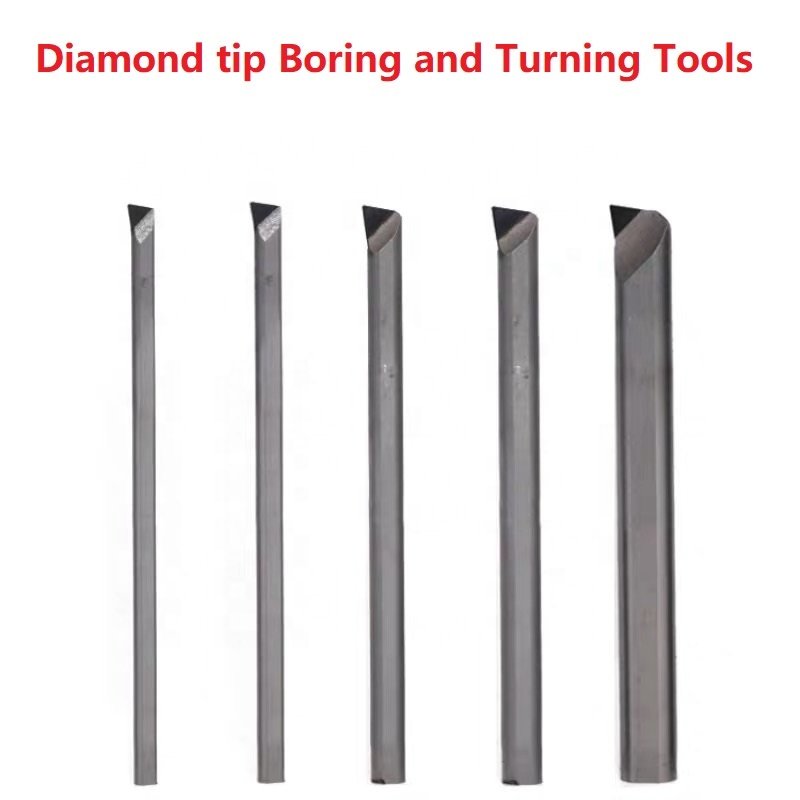 CNC Lathe small hole Diamond bore cutting cutter PCD turning boring tools for aluminum carbon fiber brass
