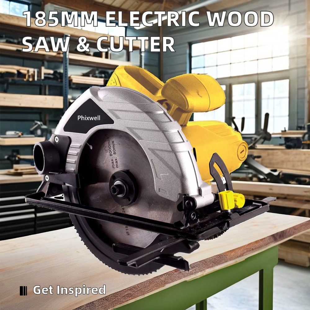 Electric Wood Industrial & DIY Portable 185mm Application 45 Degree Cutting Angle Metal Circular Saw power tools factory