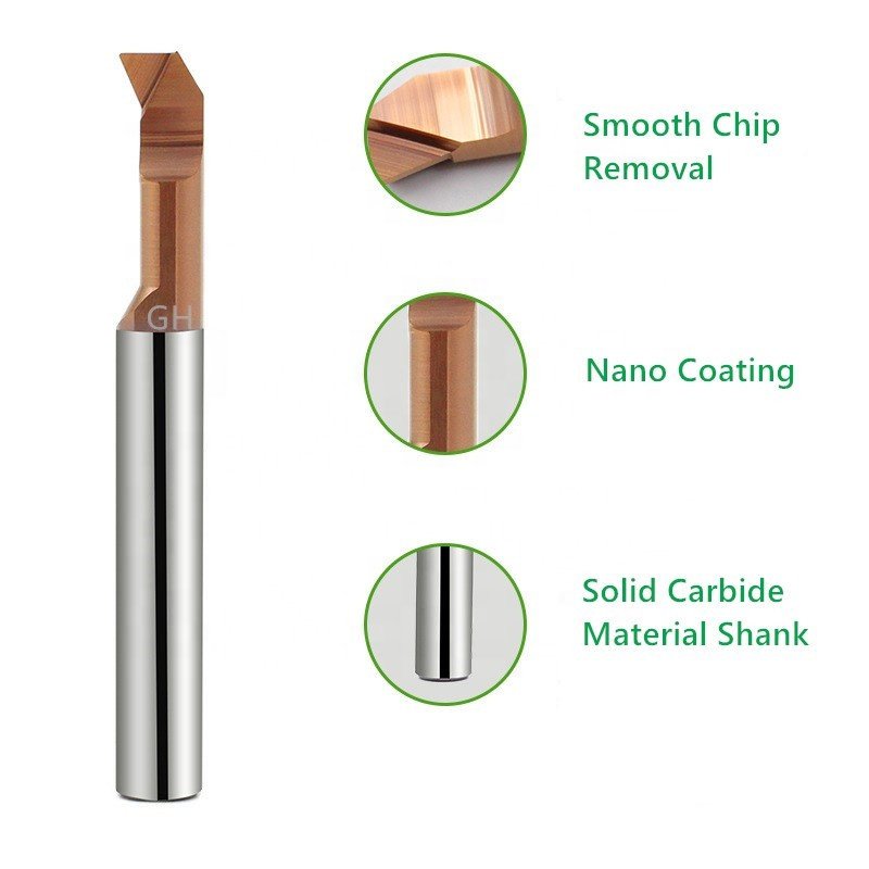 CNC small hole carbide reaming tool micro tungsten carbide MUR boring bar cutter