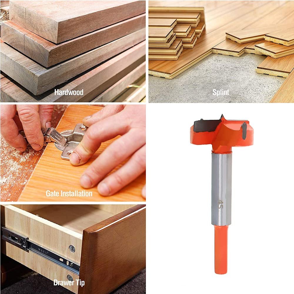 Hot Sale Carbide Steel Auger Opener Non-Slip Shank Drilling Hinge Cutting Tool