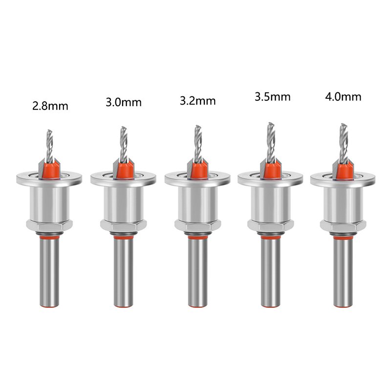 PEXMIENTAS 10mm shank carbide multipurpose wood drill bit chamfer countersink machine tools countersink drill bit