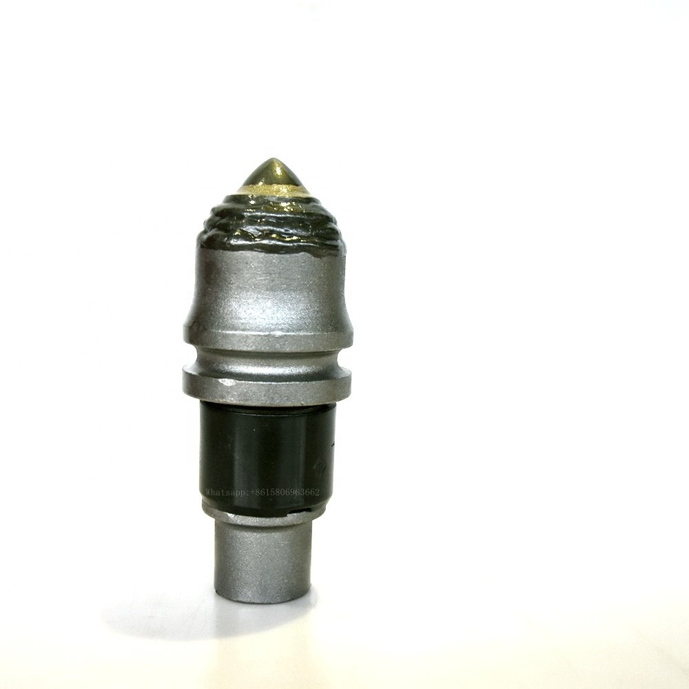 Round Shank tungsten carbide tipped trencher rotary cutter bits Augers Foundation BitsB47K 17MM 19MM 22MM