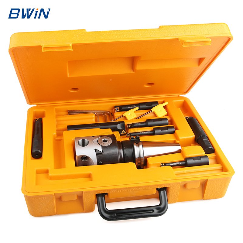 Factory Supplier F1-18 TCMT CCMT Square Hole boring Bar Set SK40 Anti Vibration Carbide boring Bar tool Holder