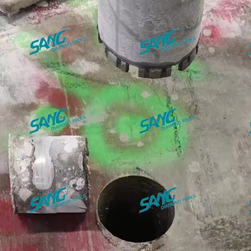 Concrete Reinforced Concrete And Stones Laser Weld Diamond Turbo Segment Of Core Drilling Bit