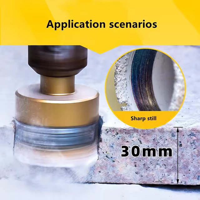 Professional M14 Diamond Brazing drill hole opener For Marble Stone Porcelain Tile glass etc